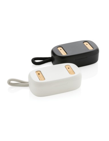 Auricolari TWS in plastica RCS e bambù